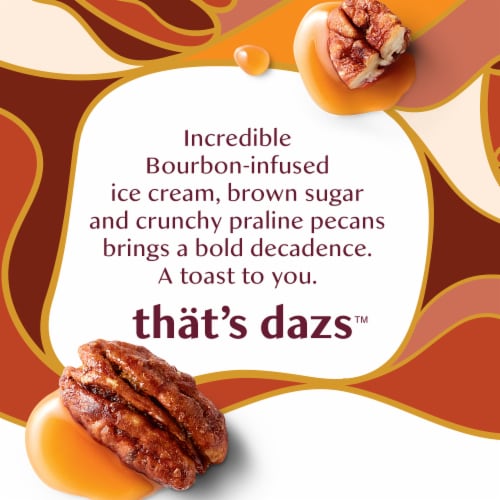 Haagen-Dazs® Bourbon Praline Pecan Ice Cream Pint Perspective: left