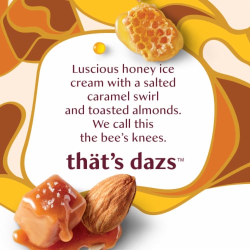 Haagen Dazs® Honey Salted Caramel Almond Gluten Free Ice Cream Perspective: left