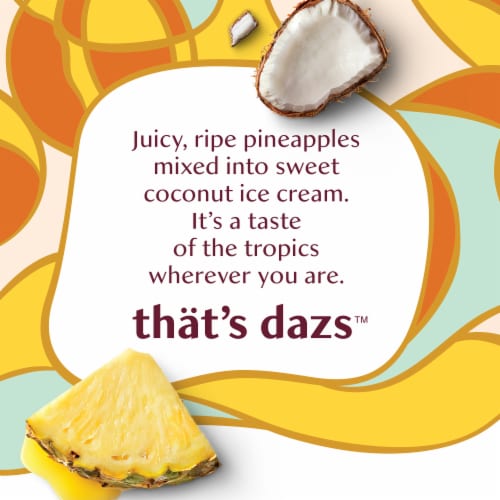 Haagen Dazs® Pineapple Coconut Gluten Free Ice Cream Perspective: left