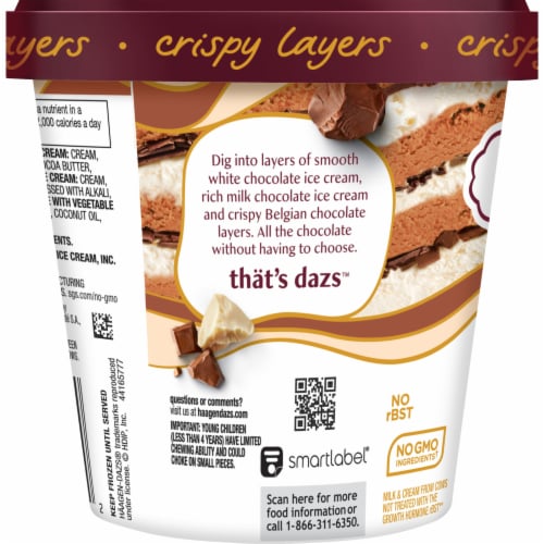 Haagen Dazs® Trio Triple Chocolate Ice Cream Perspective: left