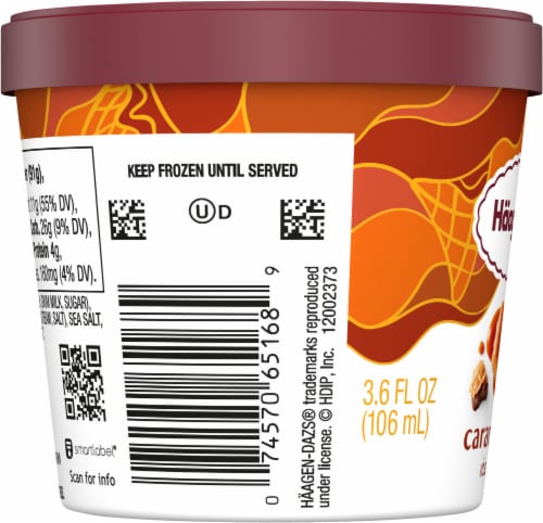 Haagen Dazs® Caramel Cone Ice Cream Cup Perspective: left