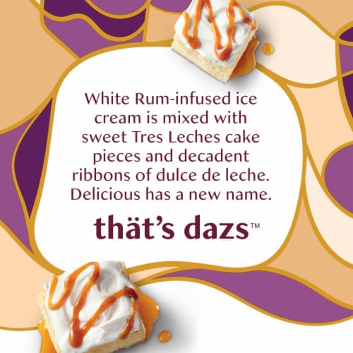 Haagen Dazs® Rum Tres Leches Ice Cream Pint Perspective: left