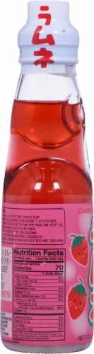 Yappari Ramune Strawberry Soda Perspective: left