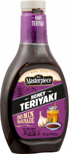 KC Masterpiece Honey Teriyaki Marinade Perspective: left