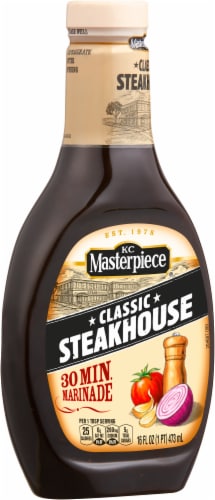 KC Masterpiece Classic Steakhouse Marinade Perspective: left