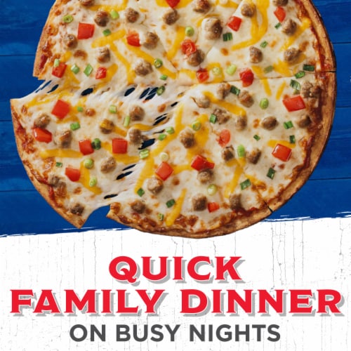 Jack's Original Thin Crust Mexican Style Frozen Pizza Perspective: left