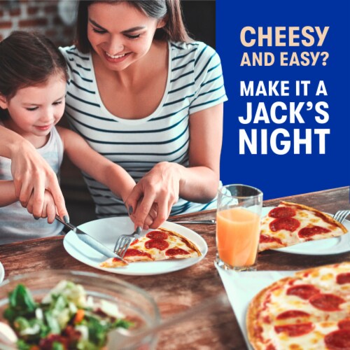 Jack’s Thin Crust Pepperoni Frozen Pizza Easy Dinner Perspective: left