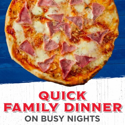 Jack's Canadian Bacon Thin Crust Frozen Pizza Perspective: left