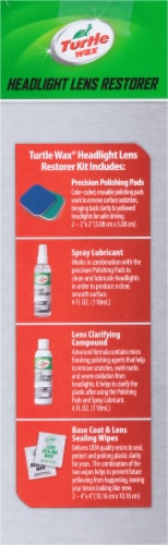 Turtle Wax Headlight Lens Restorer Kit Perspective: left