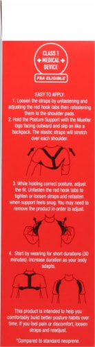 Mueller® Sports Medicine Adjustable Posture Corrector Perspective: left