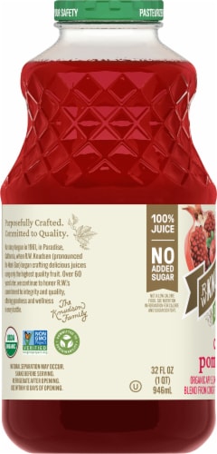 RW Knudsen Organic Cranberry Pomegranate Juice Blend Perspective: left