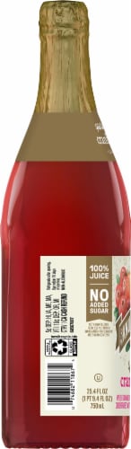 R.W. Knudsen Family® Sparkling Cranberry Juice Perspective: left