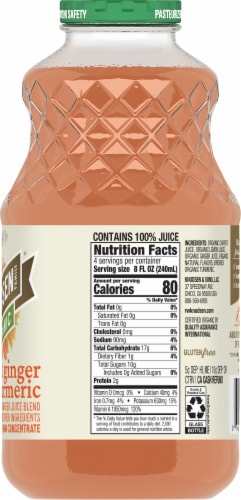 RW Knudsen Organic Carrot Ginger Turmeric Perspective: left