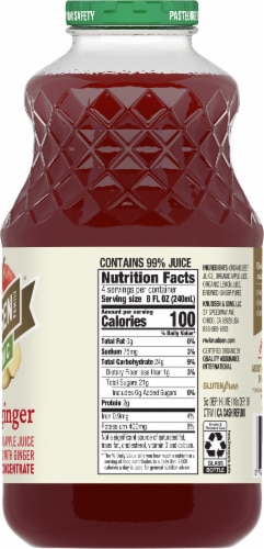 Knudsen Organic Beet Apple Ginger Juice Perspective: left