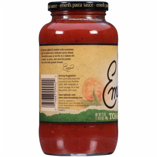Emeril's Tomato & Basil Sauce Perspective: left