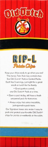 Old Dutch® Gluten Free Rip-L Potato Chips Twin Pack Perspective: left