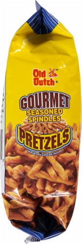 Old Dutch Gourmet Seasoned Spindles Pretzels Perspective: left