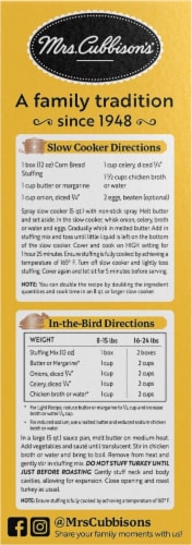 Mrs. Cubbison's® Seasoned Corn Bread Stuffing Perspective: left