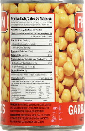 Faraon Garbanzo Beans Perspective: left