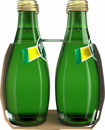 Perrier® Natural Carbonated Mineral Water Bottles Perspective: left
