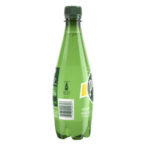 Perrier® Sparkling Water Bottle Perspective: left