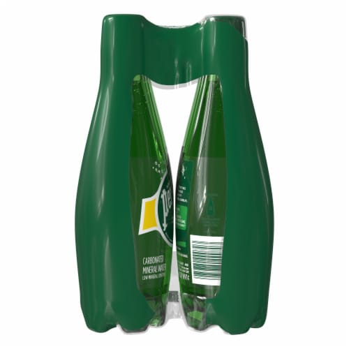 Perrier Carbonated Mineral Water Glass Bottles 11.15 Fl Oz. 4Ct