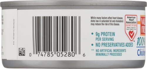 Valley Fresh 100% Natural Canned Chicken Breast Perspective: left