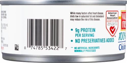 Valley Fresh® 100% Natural Canned Chicken Breast Perspective: left