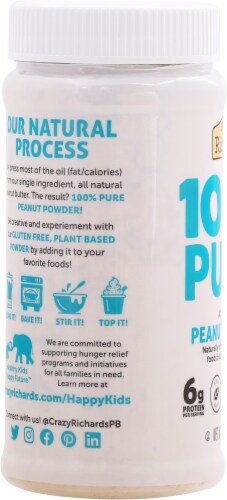 Crazy Richard's® 100% Pure All Natural Peanut Powder Perspective: left