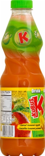 Kubus Banana Carrot Apple Drink Perspective: left
