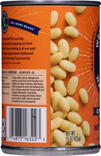 Westbrae Natural® Organic Great Northern Beans Perspective: left