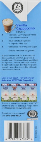 WestSoy™ Unsweetened Vanilla Soy Milk Perspective: left