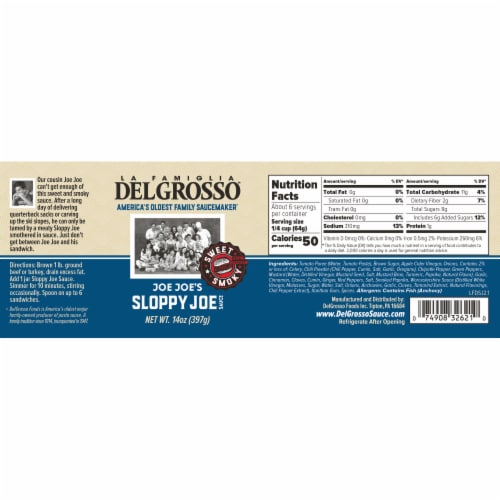La Famiglia DelGrosso™ Sloppy Joe Perspective: left