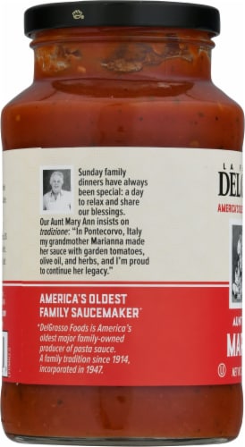 La Famiglia Del Grosso™ Aunt Mary Ann's Marinara Sauce Perspective: left