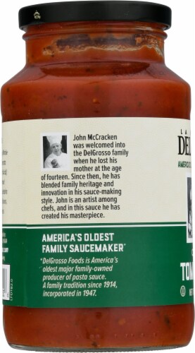 La Famiglia DelGrosso™ Chef John's Tomato Basil Pasta Sauce Perspective: left