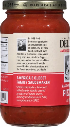 La Famiglia DelGrosso™ Pappy Fred's Old Style Pizza Sauce Perspective: left