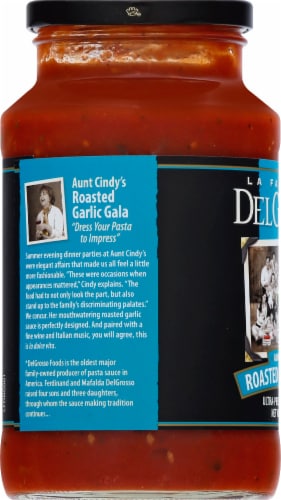 La Famiglia Del Grosso Roasted Garlic Pasta Sauce Perspective: left