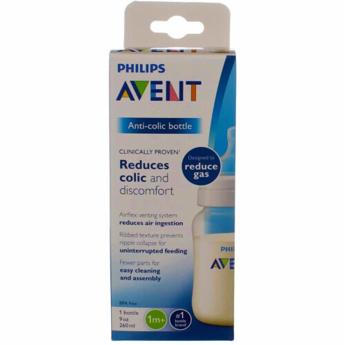 Avent Bottle Anti Colic Single Pack 9 Oz Perspective: left