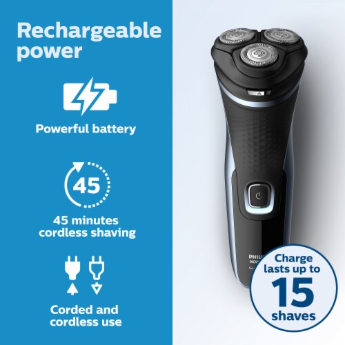 Philips Norelco Shaver 2500 Electric Shaver with Pop-Up Trimmer Perspective: left