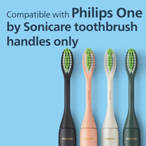 Philips One by Sonicare Black Brush Heads Perspective: left