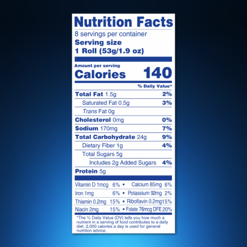 Martin's® Long Potato Rolls Hot Dog Buns Perspective: left