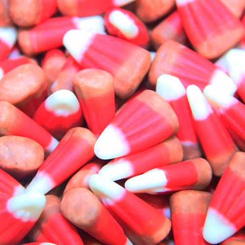 Zachary Caramel Apple Candy Corn Tub Perspective: left