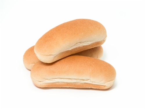 Rotella's Italian Bakery Small Hot Dog Buns Perspective: left