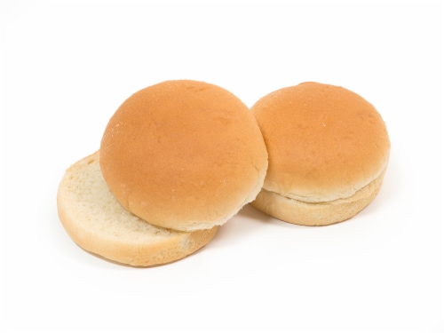 Rotella's Italian Bakery Small Hamburger Buns Perspective: left