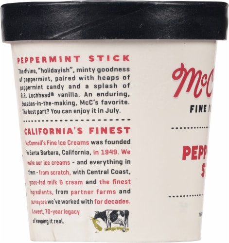 McConnell's Peppermint Stick Ice Cream Perspective: left