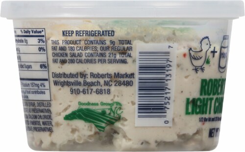 Roberts Light Chicken Salad Perspective: left