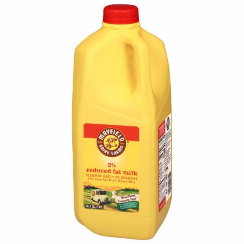 Mayfield 2% Reduced Fat Milk Perspective: left
