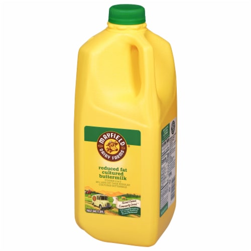 Mayfield Cultured 1.5% Reduced Fat Buttermilk Perspective: left