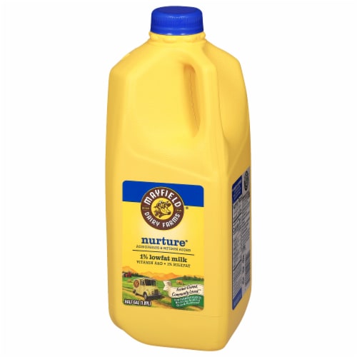 Mayfield 1% Lowfat Milk Perspective: left