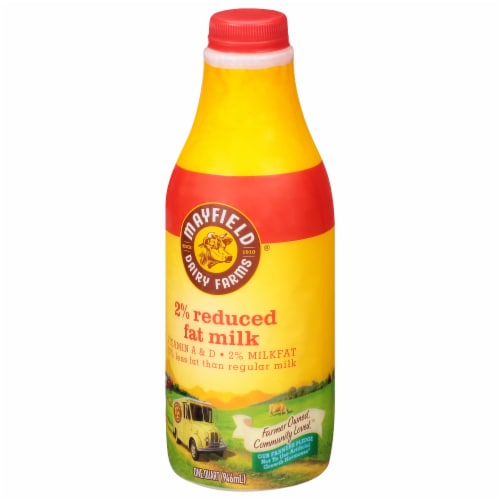 Mayfield 2% Reduced Fat Milk Perspective: left